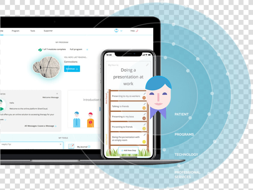Silver Cloud Digital Mental Health Platform Selected   Silvercloud Health  HD Png DownloadTransparent PNG