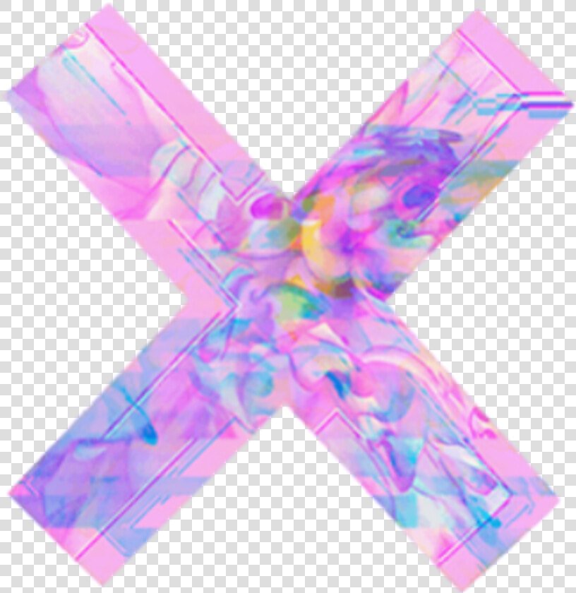 Хрест Глитч Розовый Арт Glitch Art Pink Cross   Theme Dividers X  HD Png DownloadTransparent PNG