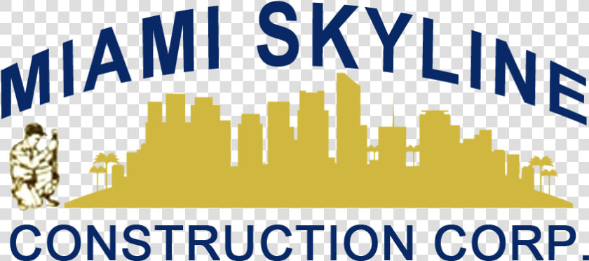 Miami Skyline Construction   Construction Zone Sign  HD Png DownloadTransparent PNG