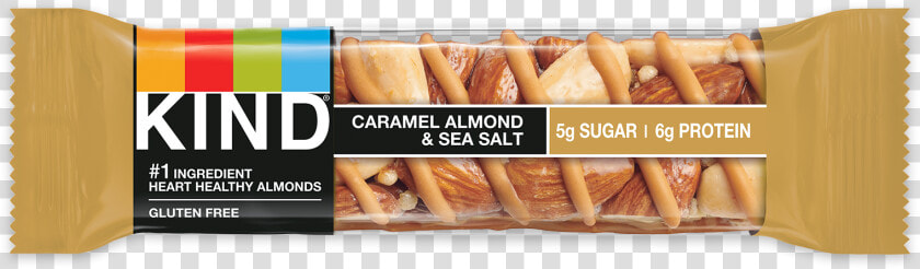 Null   Kind Bar Caramel Almond Sea Salt  HD Png DownloadTransparent PNG