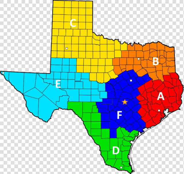 Texas Ranger Division Companies Map Photo Credit   Texas Ranger Division Company F  HD Png DownloadTransparent PNG