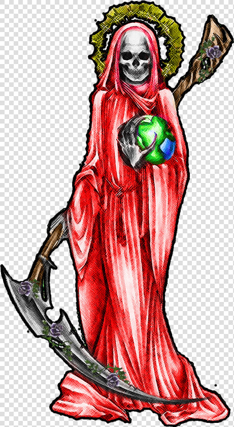 Santa Muerte De Las Siete Potencias  HD Png DownloadTransparent PNG