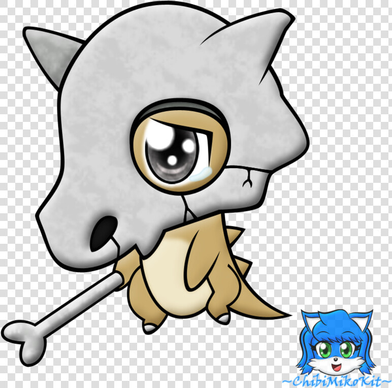 Pokemon Chibi Cubone Clipart   Png Download   Cubone Chibi  Transparent PngTransparent PNG