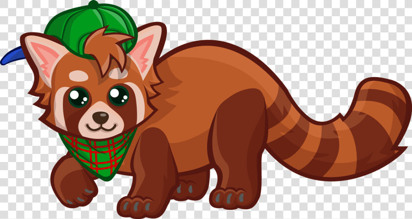 Free Cute Red Panda Clip Art   Cute Cartoon Red Panda  HD Png DownloadTransparent PNG