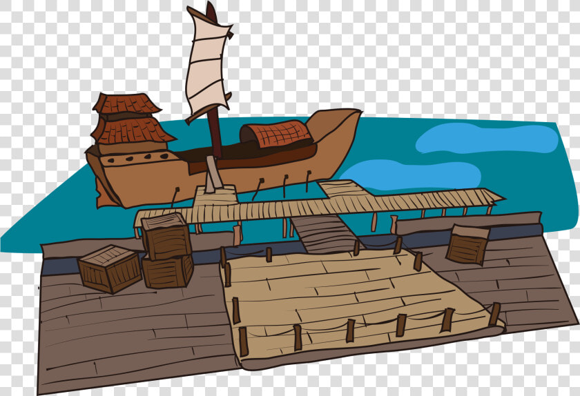 Download Port Wharf   Clip Art  HD Png DownloadTransparent PNG