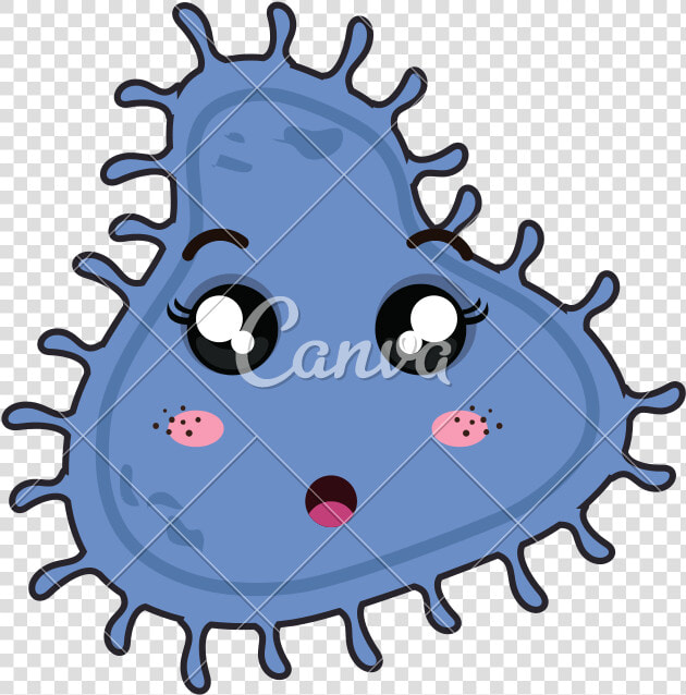 Png Freeuse Stock Bacteria Transparent Kawaii   Imágenes De Bacterias Animadas  Png DownloadTransparent PNG