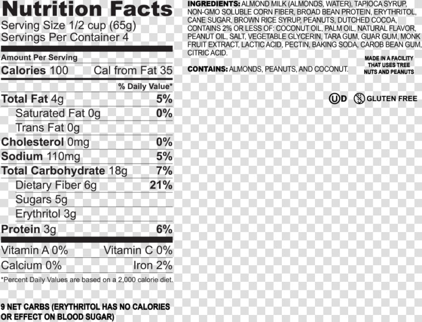 Candy Bar Crunch   Bibigo Mini Wontons Nutrition Label  HD Png DownloadTransparent PNG