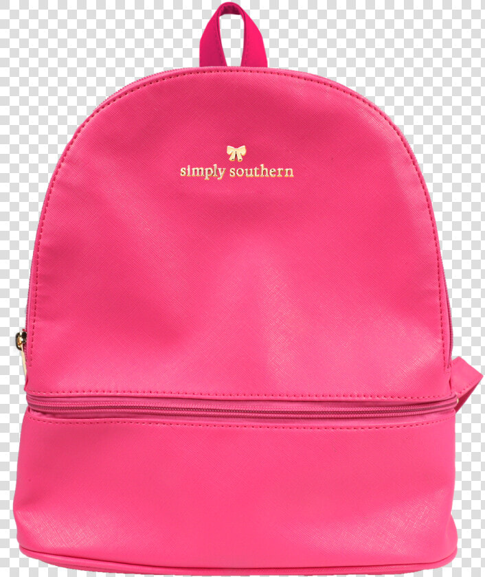 Simply Southern Leather Backpack Pink   Bag  HD Png DownloadTransparent PNG