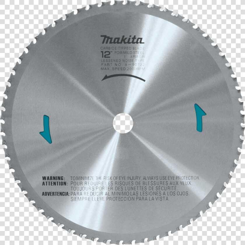 A 90722   Makita Carbide Blade 80t 14 Inch  HD Png DownloadTransparent PNG