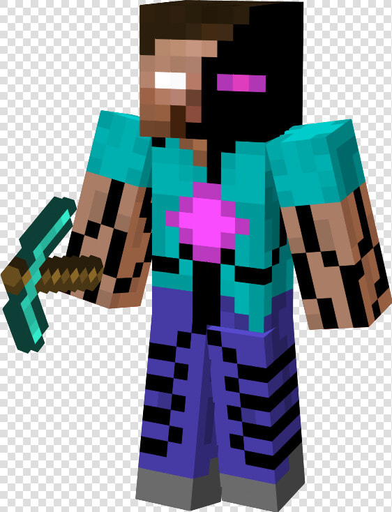 Downloadable Herobrine Minecraft Skin  HD Png DownloadTransparent PNG