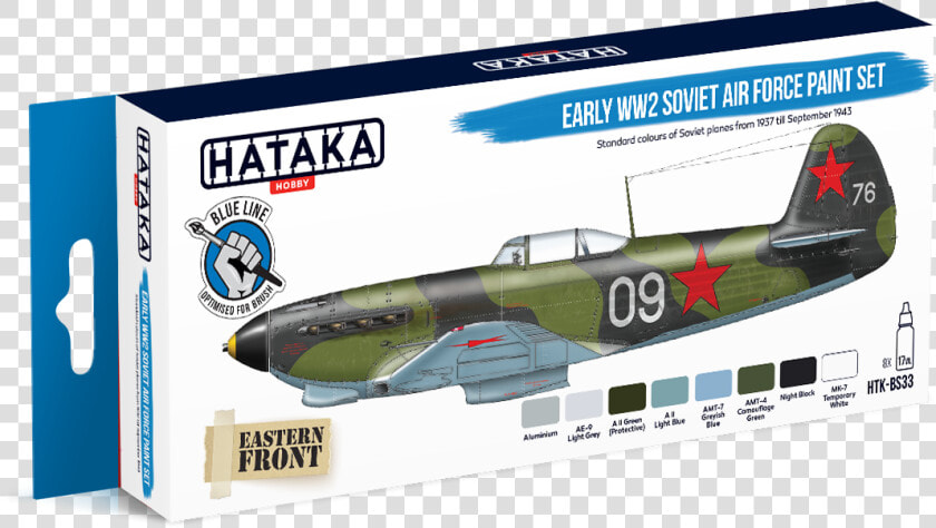 Htk bs33 Early Ww2 Soviet Air Force Paint Set   Hataka As28  HD Png DownloadTransparent PNG