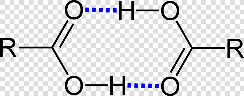 Carboxylic Acids Hydrogen Bonds V   Alkanoic Acid Hydrogen Bonding  HD Png DownloadTransparent PNG