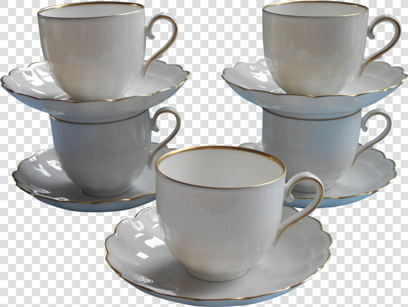 Golden Coffee Cup Porcelain Tableware Mug Saucer Clipart   Coffee Cup  HD Png DownloadTransparent PNG