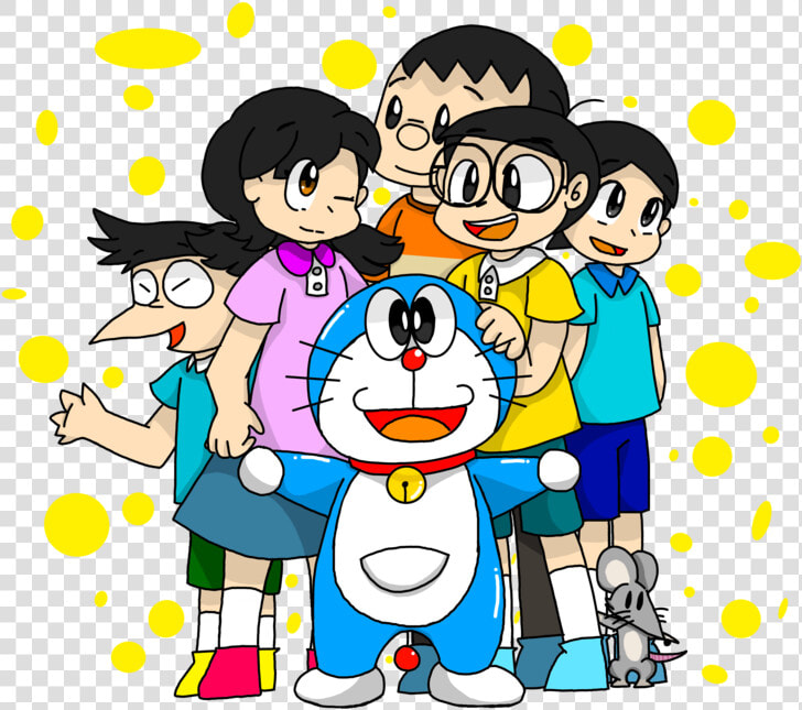 Doraemon And Friends Png   Png Download   Cartoon Doraemon Dorami Drawing  Transparent PngTransparent PNG