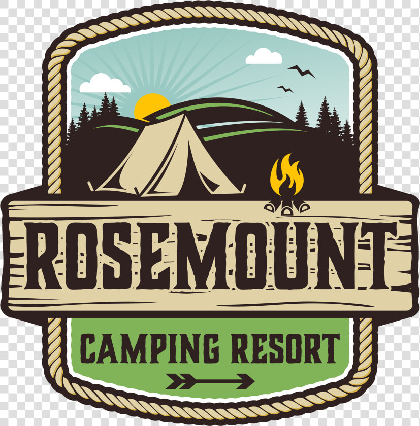 Rosemount Camping Resort   Camp Resort Logo  HD Png DownloadTransparent PNG