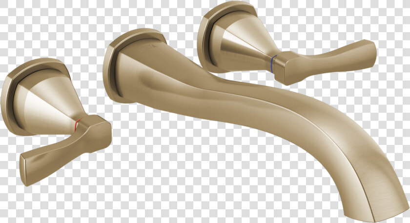 Champagne Bronze Traditional Wall Mounted Tub Filler  HD Png DownloadTransparent PNG