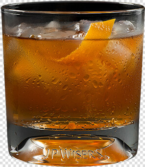 Old Fashioned Cocktail In Rocks Glass With J   Whiskey Cocktail Black Background  HD Png DownloadTransparent PNG