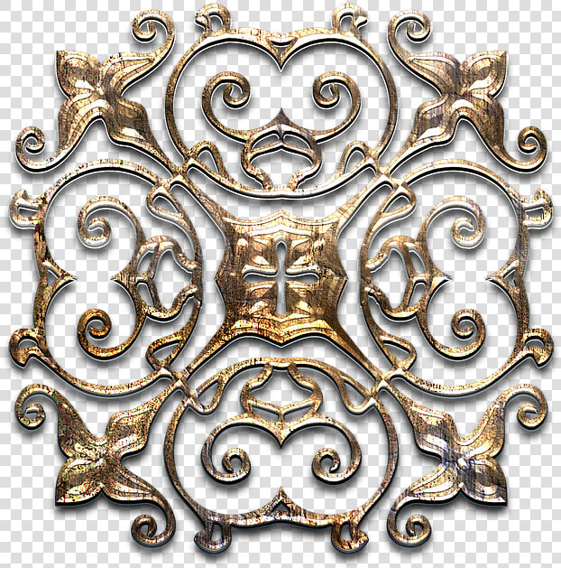 Brooch  Metal  Aged Gold  Texture  Graphic  Decorative   Gold Brooch Transparent Background  HD Png DownloadTransparent PNG