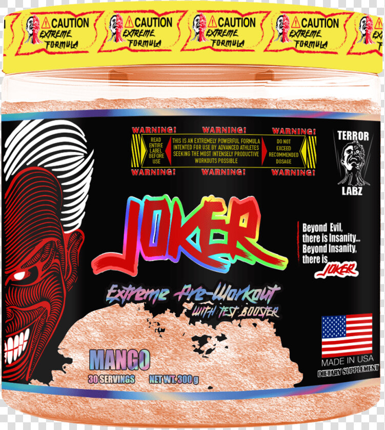 Terror Labz Joker Pre Workout  HD Png DownloadTransparent PNG