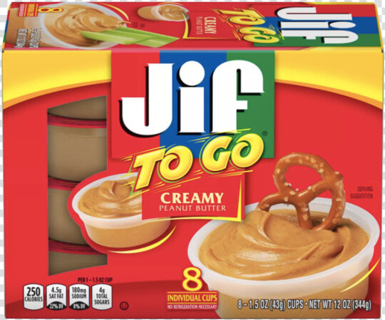 Jif Peanut Butter To Go  HD Png DownloadTransparent PNG