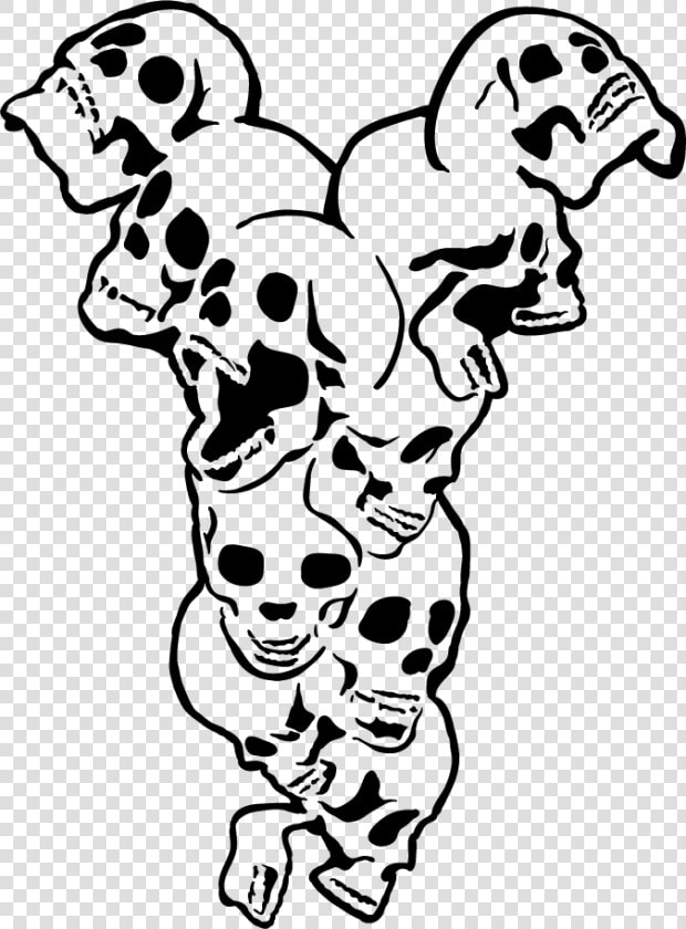 Pin By Wyrd Chaos On Dem Bones Dem Bones Clipart     Stencil Skulls  HD Png DownloadTransparent PNG