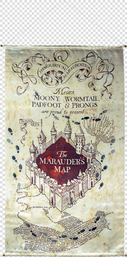 Transparent Marauders Map Png   Harry Potter Marauders Map Banner  Png DownloadTransparent PNG