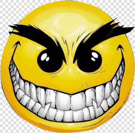 Evil Smiley Face   Transparent Background Devil Smiley Face  HD Png DownloadTransparent PNG