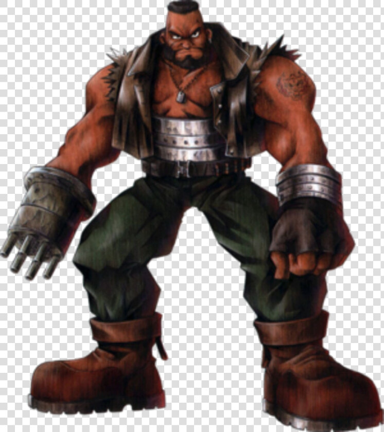 Ff7 barret   Final Fantasy 7 Barrett Art  HD Png DownloadTransparent PNG