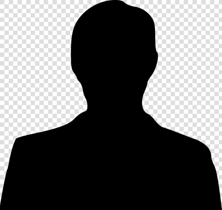 Silhouette Of A Man  Male Silhouette  Bust Silhouette   Silhouette Man  HD Png DownloadTransparent PNG