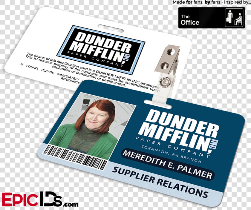 The Office Inspired   Dunder Mifflin Pam Name Tag  HD Png DownloadTransparent PNG