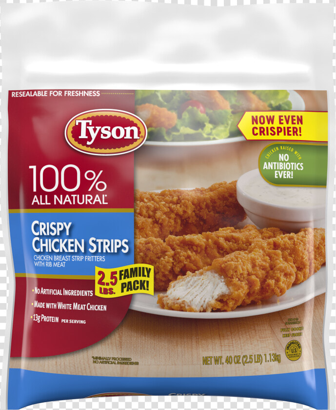 Tyson Crispy Chicken Strips  HD Png DownloadTransparent PNG