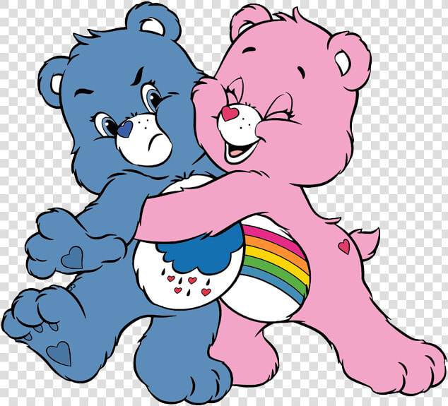 Transparent Caring Clipart   Bear Hug Cartoon  HD Png DownloadTransparent PNG