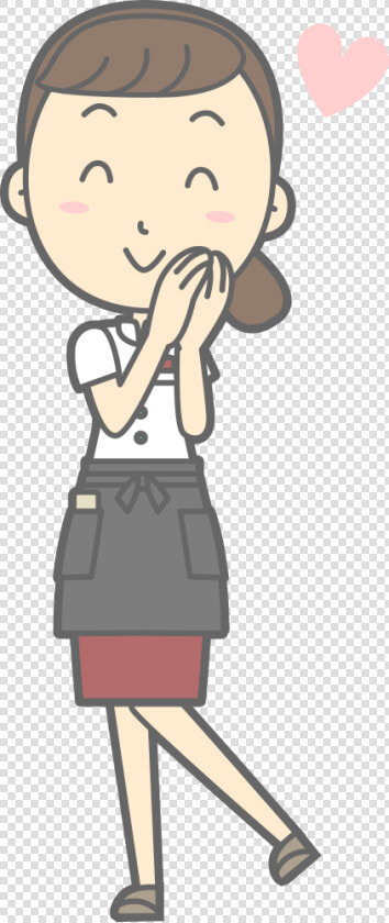 Young Waitress In Love   Waitress Clipart  HD Png DownloadTransparent PNG