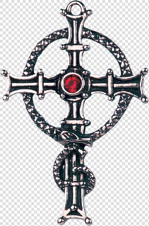 Gothic Cross Of Fearlessness Necklace   Gothic Cross Png  Transparent PngTransparent PNG