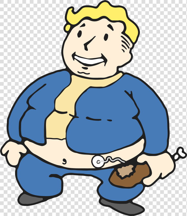 Fallout 4 Vault Boy   Fallout Vault Boy Fat  HD Png DownloadTransparent PNG