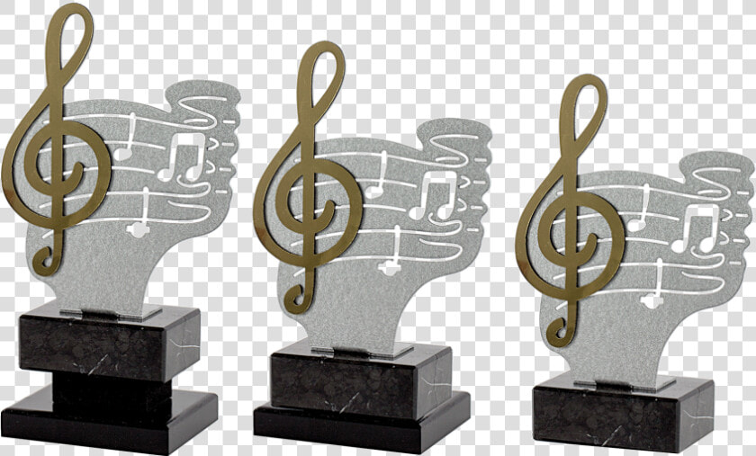 Methacrylate Trove Clave Sol Trophy   Notas Musicales Trofeo  HD Png DownloadTransparent PNG