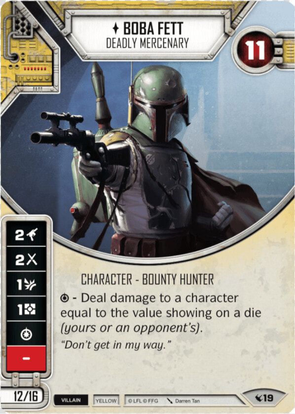 Star Wars Destiny Boba Fett Starter  HD Png DownloadTransparent PNG