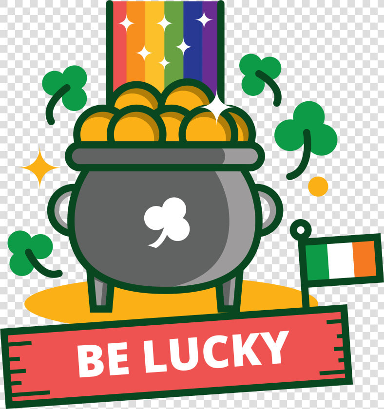 St Patrick Tagesglücklicher Topf Aufkleber  HD Png DownloadTransparent PNG