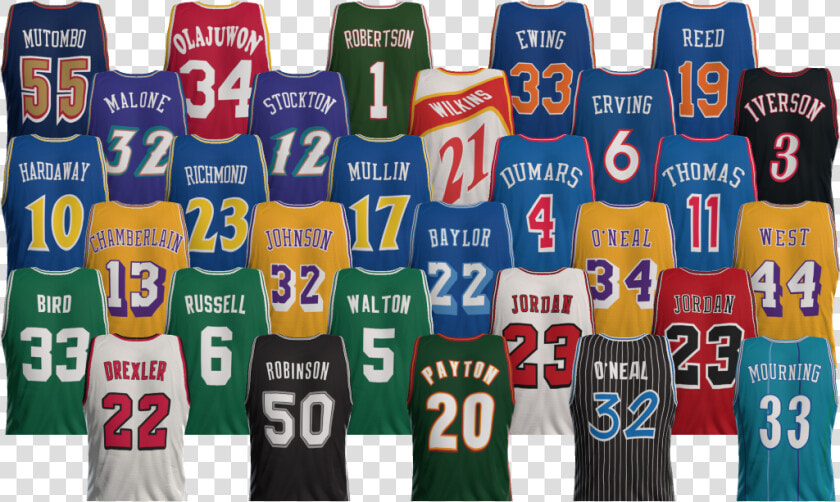 Cool Nba Throwback Jerseys  HD Png DownloadTransparent PNG