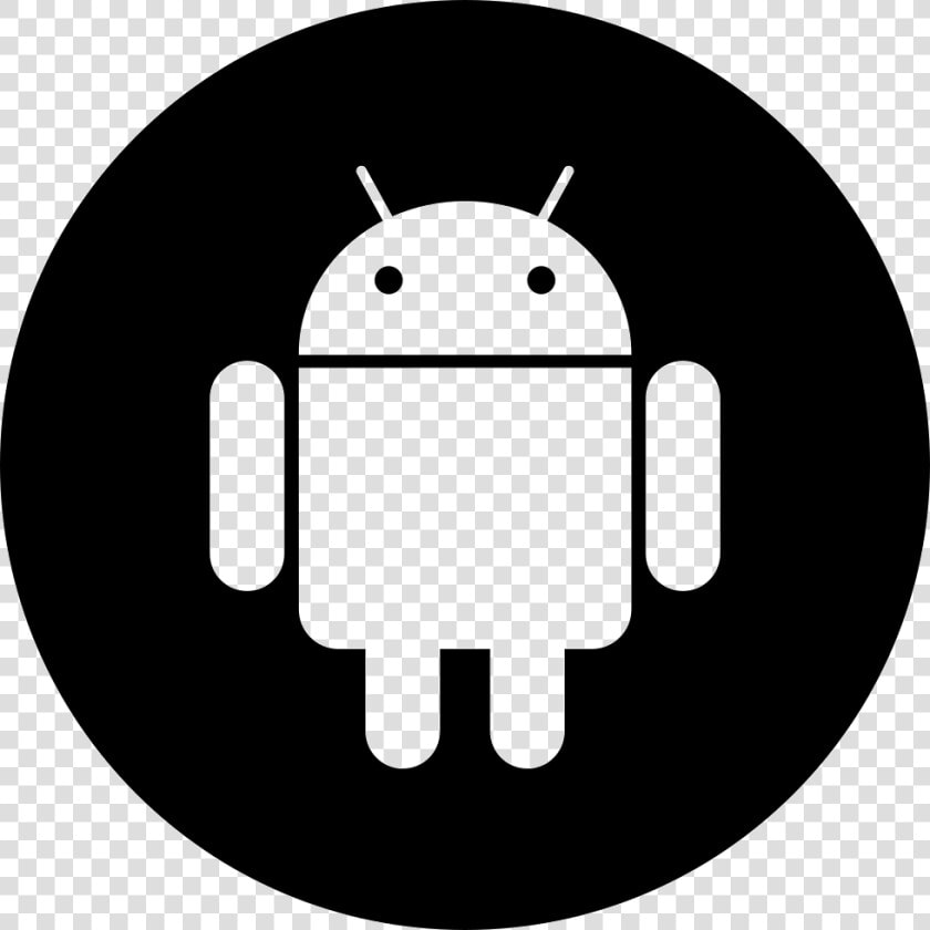 Android Os   Android Logo Black Background  HD Png DownloadTransparent PNG