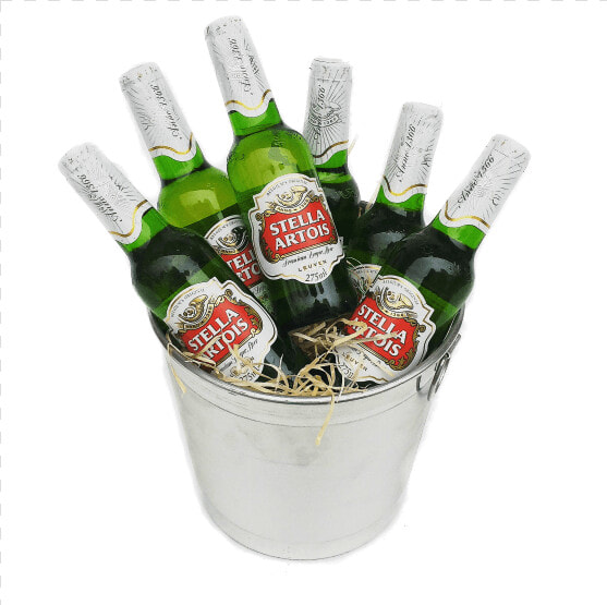 Balde Com Cerveja Stella Artois   Stella Artois  HD Png DownloadTransparent PNG