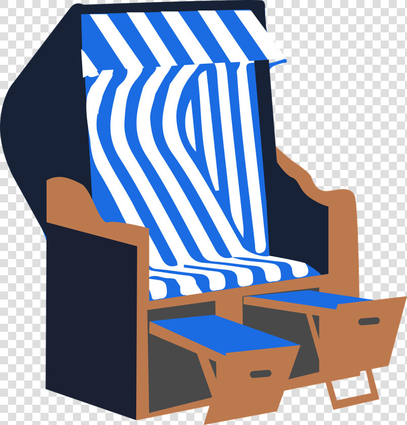 Island  Beach Chair  Summer  Sea  Holiday   Strandkorb Clipart Png  Transparent PngTransparent PNG