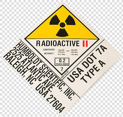 Transit Label   Yellow Ii   Radiation Symbol  HD Png DownloadTransparent PNG