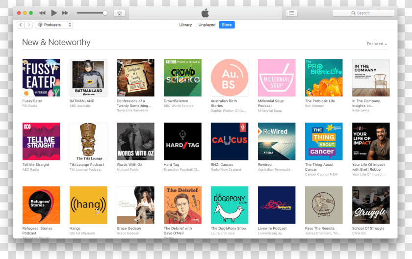 Itunes New And Noteworthy Podcasts   Itunes Podcasts  HD Png DownloadTransparent PNG