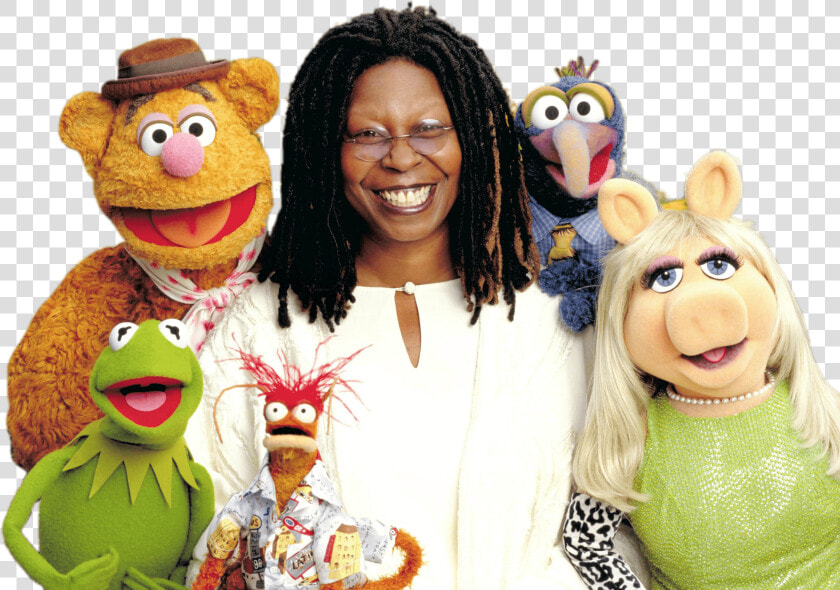 Whoopi Goldberg And Muppets   Whoopi Goldberg And The Muppets  HD Png DownloadTransparent PNG