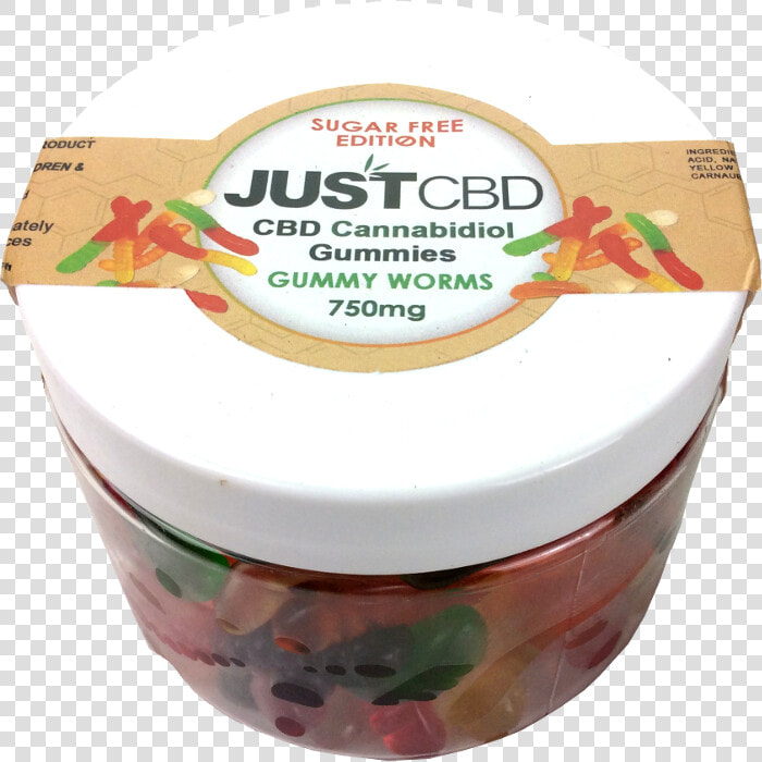 Just Cbd 750mg Sugar Free Gummy Worms   Convenience Food  HD Png DownloadTransparent PNG