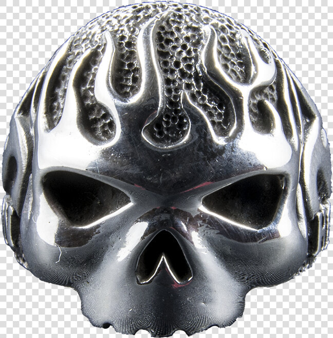 Burns Skull Flame Ring   Skull  HD Png DownloadTransparent PNG