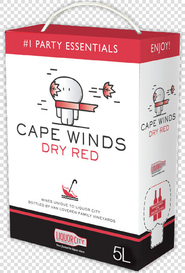 Picture Of Cape Winds Dry Red   Box  HD Png DownloadTransparent PNG