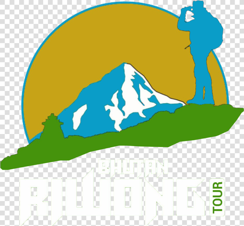 Bhutan Riwong Tour   Mountain Clip Art In Circle  HD Png DownloadTransparent PNG