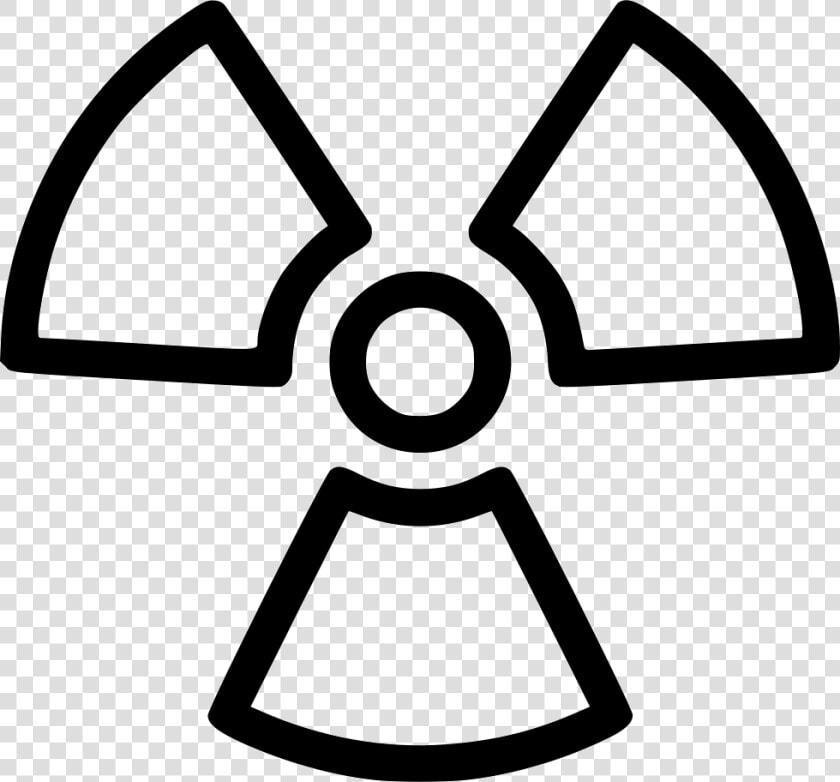 Nuclear Symbol   White Radiation Icon  HD Png DownloadTransparent PNG